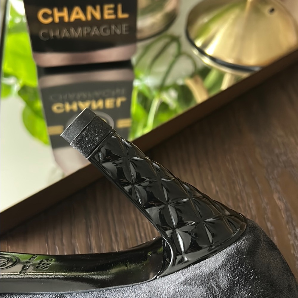 Chanel Authentic Black Suede Women's Ankle Boots - Picture 3 of 8